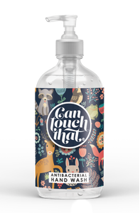 Antibacterial Hand Wash 500 ml GORGEOUS DESIGNS to KEEP & REFILL Then just pick your Fragrance !!! - Label - Forest Night Animals