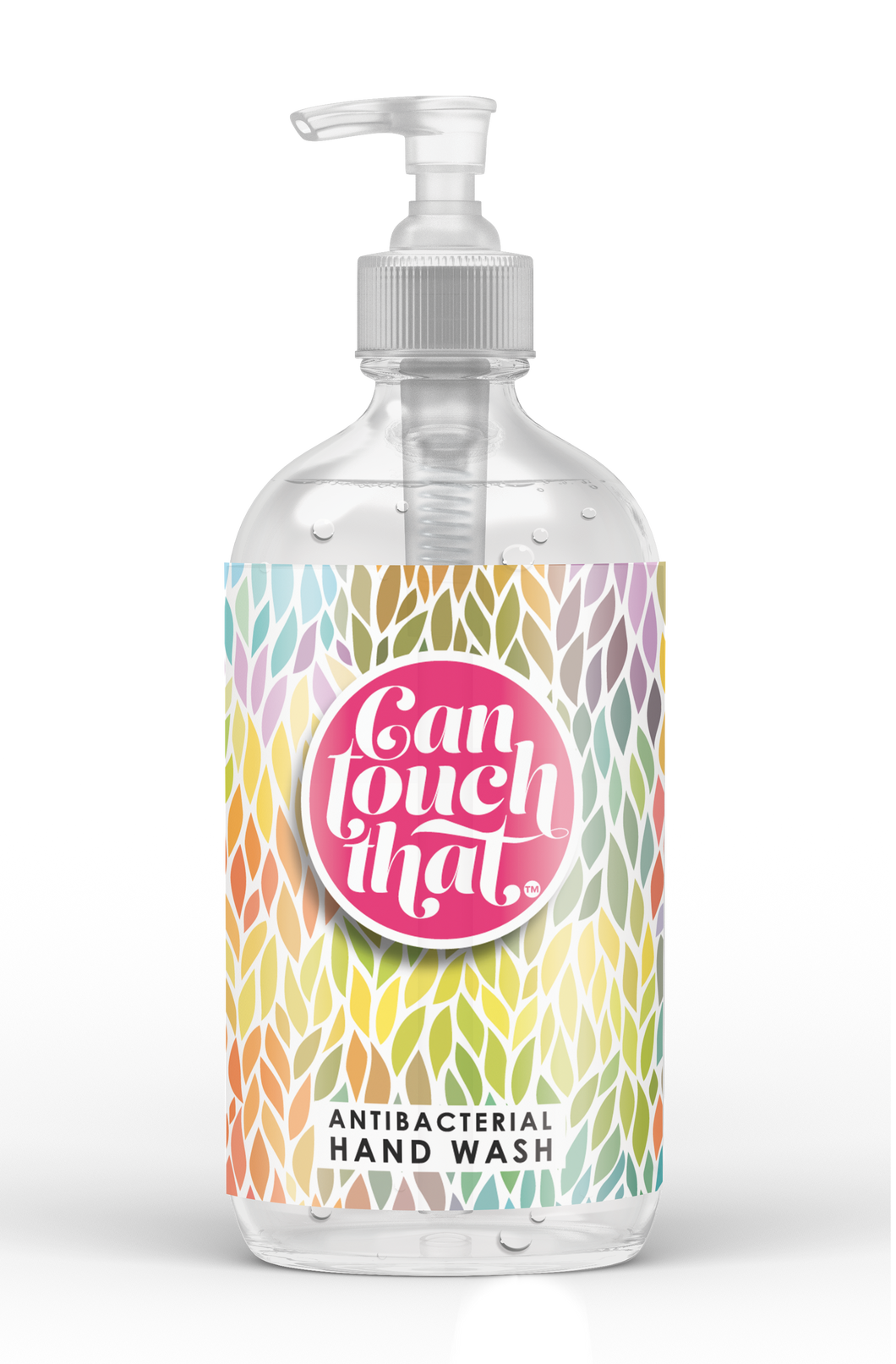 Antibacterial Hand Wash 500 ml GORGEOUS DESIGNS to KEEP & REFILL Then just pick your Fragrance !!! - Label - Pretty Leaves