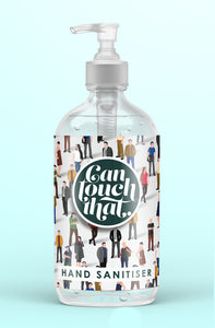 Hand Sanitiser 500 ml GORGEOUS DESIGNS to KEEP & REFILL Then just pick your Fragrance !!! Label - Safe Crowd
