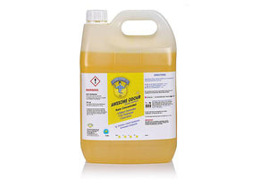 Hospital Grade SANITISER, Disinfectant & Deodoriser - Awesome Odour " Zesty Lemon " 5 Ltr bottles