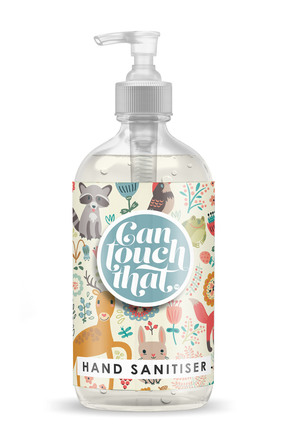 Hand Sanitiser 500 ml GORGEOUS DESIGNS to KEEP & REFILL Then just pick your Fragrance !!! Label - Forest Days