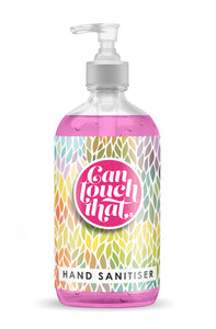 Hand Sanitiser 500 ml GORGEOUS DESIGNS to KEEP & REFILL Then just pick your Fragrance !!! Label - Pretty Leaves